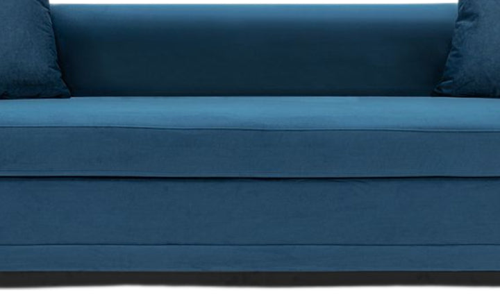 Manhattan Comfort Edmonda Velvet Upholstered Sofa-JenniferFurniture