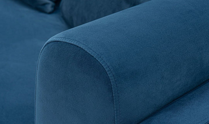 Manhattan Comfort Edmonda Velvet Upholstered Sofa-JenniferFurniture