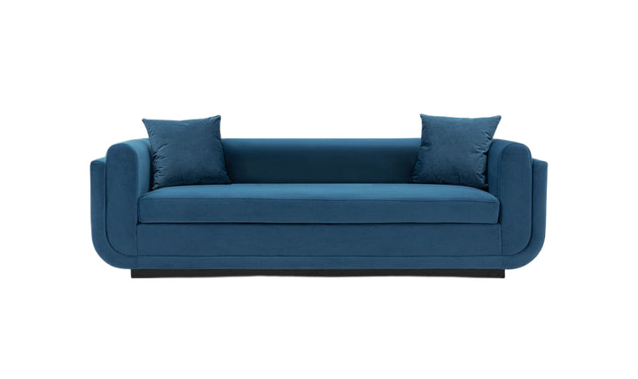 Manhattan Comfort Edmonda Velvet Upholstered Sofa-JenniferFurniture