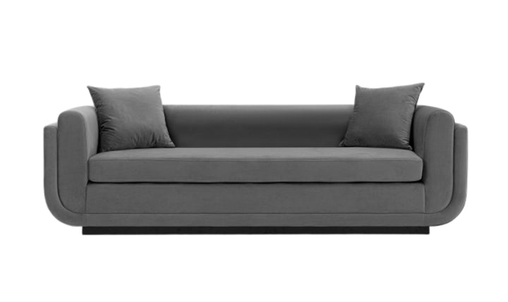 Manhattan Comfort Edmonda Velvet Upholstered Sofa-JenniferFurniture