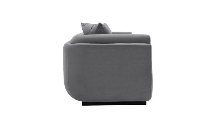 Manhattan Comfort Edmonda Velvet Upholstered Sofa-JenniferFurniture