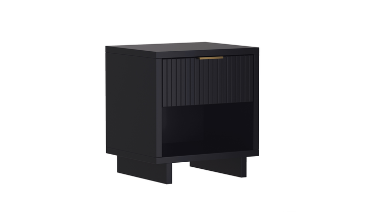 Manhattan Comfort Elara Wooden Nightstand With Drawer