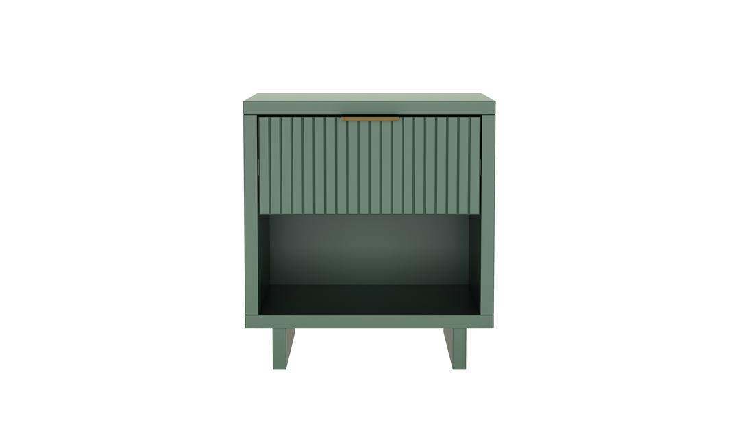 Manhattan Comfort Elara Wooden Nightstand With Drawer