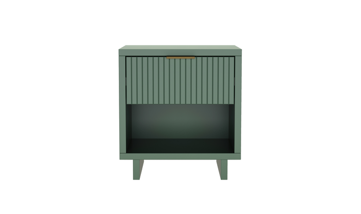 Manhattan Comfort Elara Wooden Nightstand With Drawer