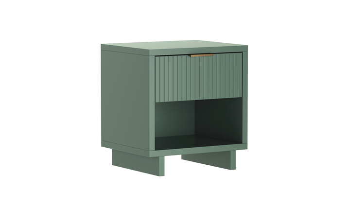 Manhattan Comfort Elara Wooden Nightstand With Drawer