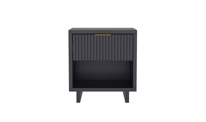 Manhattan Comfort Elara Wooden Nightstand With Drawer