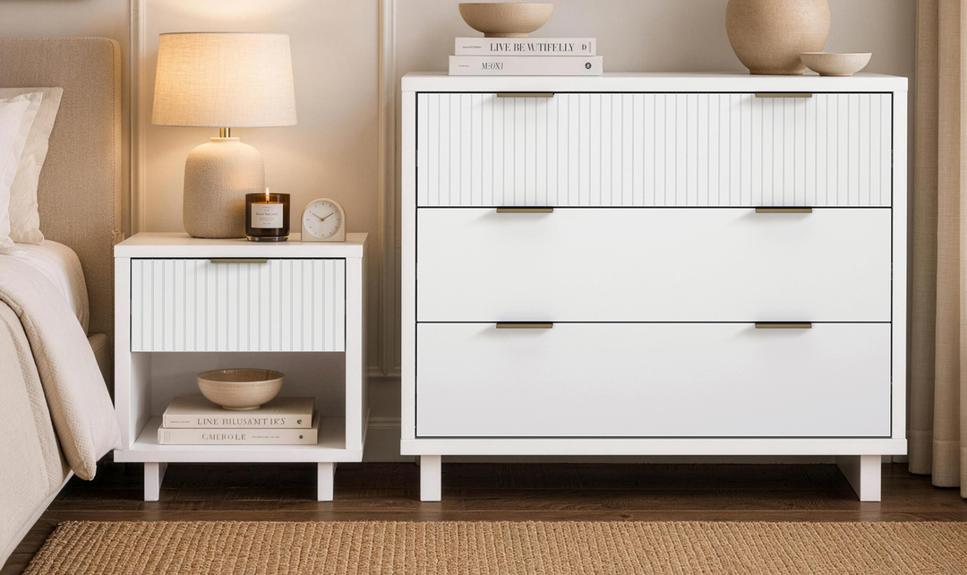 Manhattan Comfort Elara Wooden Nightstand With Drawer