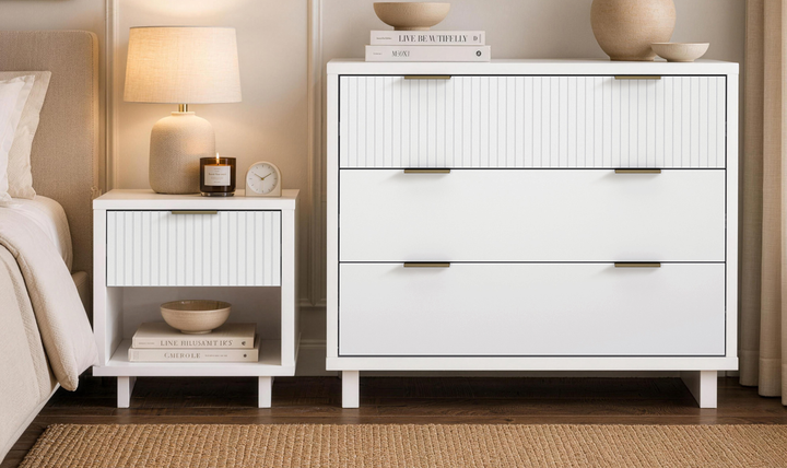 Manhattan Comfort Elara Wooden Nightstand With Drawer