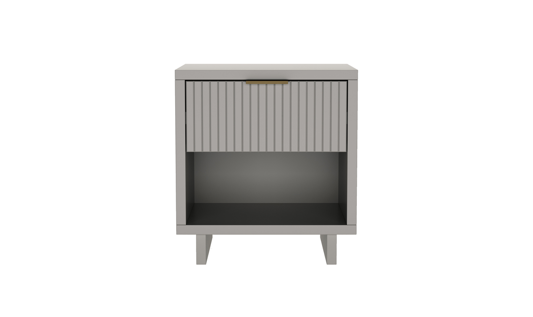 Manhattan Comfort Elara Wooden Nightstand With Drawer