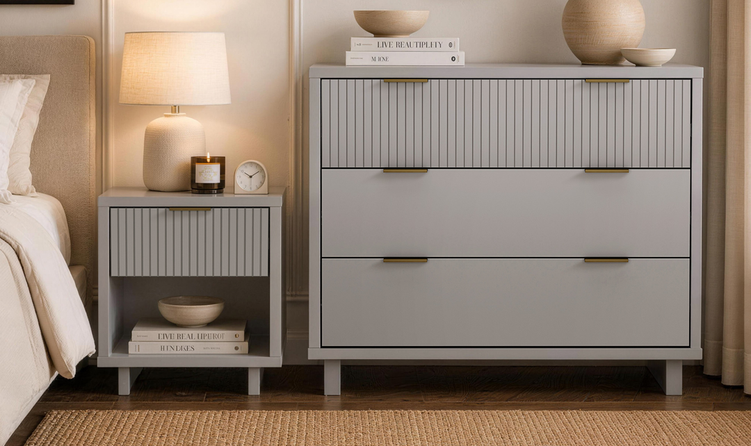 Manhattan Comfort Elara Wooden Nightstand With Drawer