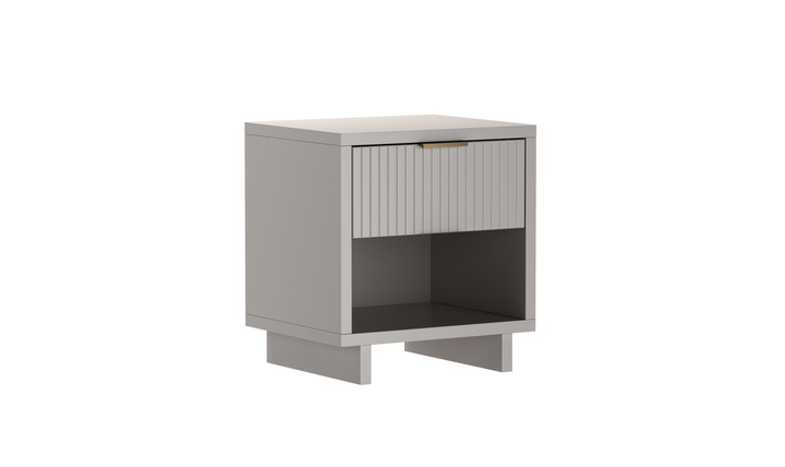 Manhattan Comfort Elara Wooden Nightstand With Drawer