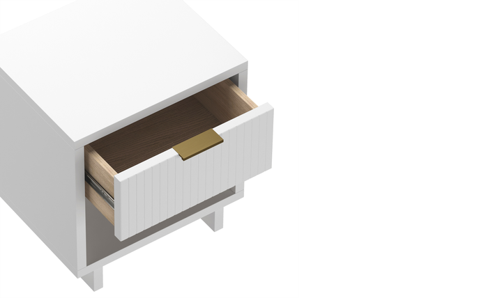 Manhattan Comfort Elara Wooden Nightstand With Drawer