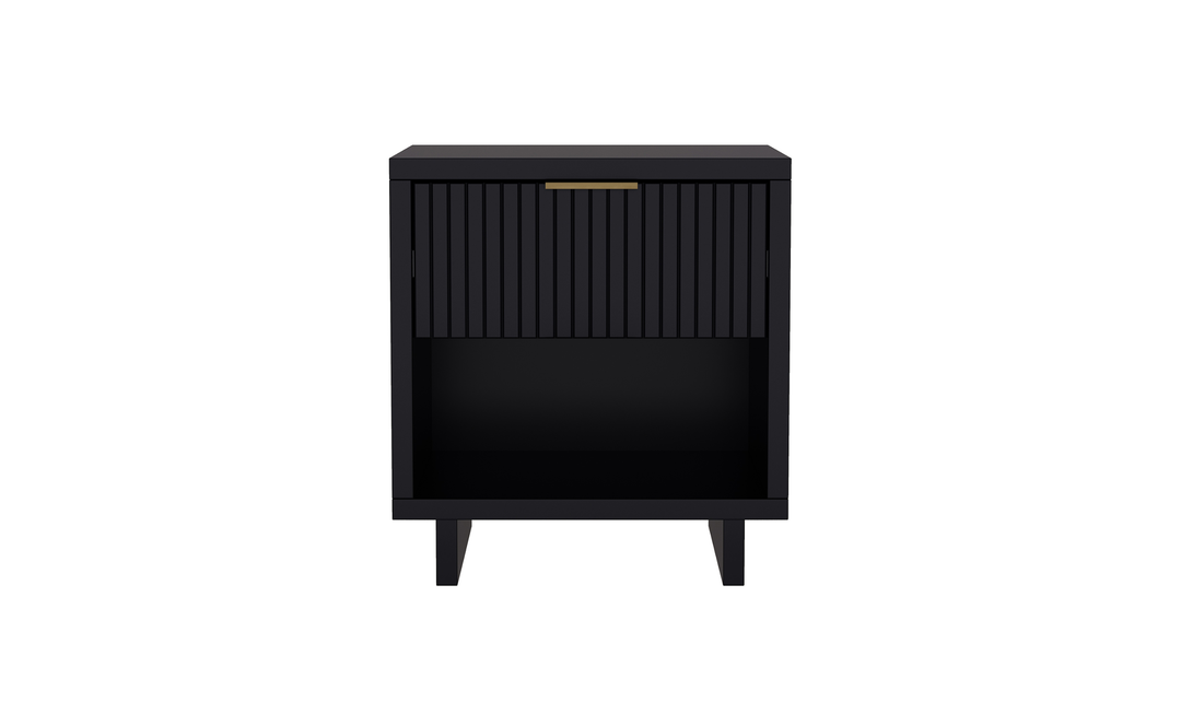 Manhattan Comfort Elara Wooden Nightstand With Drawer