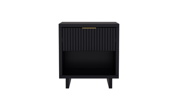 Manhattan Comfort Elara Wooden Nightstand With Drawer