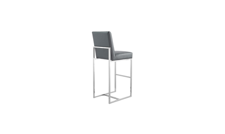 Manhattan Comfort Element Metal Upholstered Barstool-Jennifer Furniture