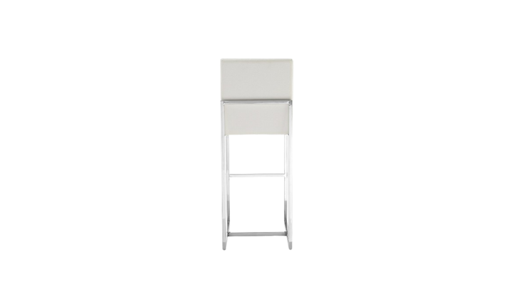 Manhattan Comfort Element Metal Upholstered Barstool-Jennifer Furniture