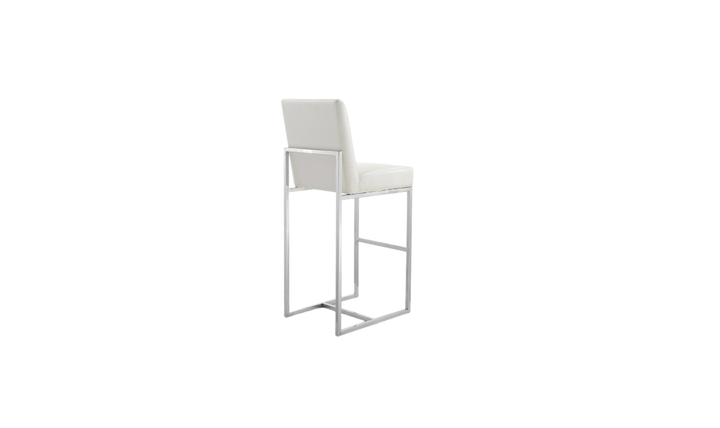Manhattan Comfort Element Metal Upholstered Barstool-Jennifer Furniture