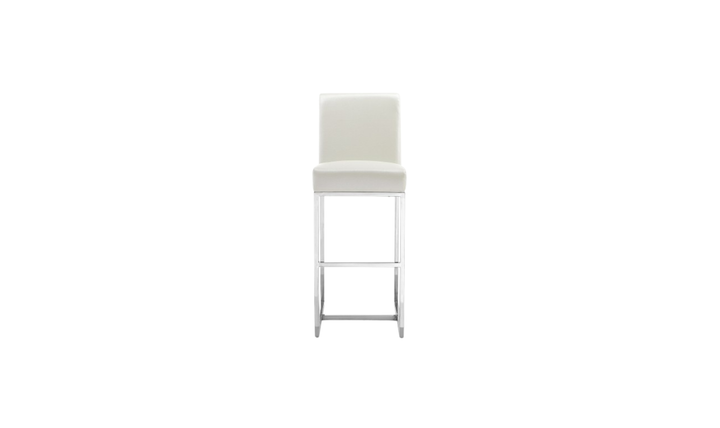 Manhattan Comfort Element Metal Upholstered Barstool-Jennifer Furniture