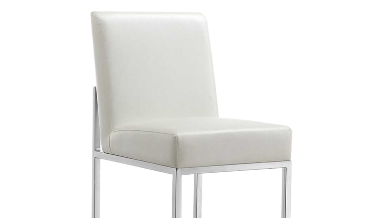 Manhattan Comfort Element Metal Upholstered Counter Stool