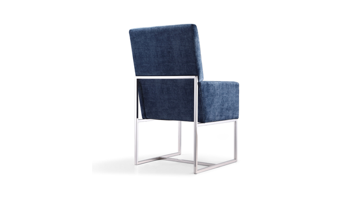 Manhattan Comfort Element Velvet Metal Accent Chair-Jennifer Furniture
