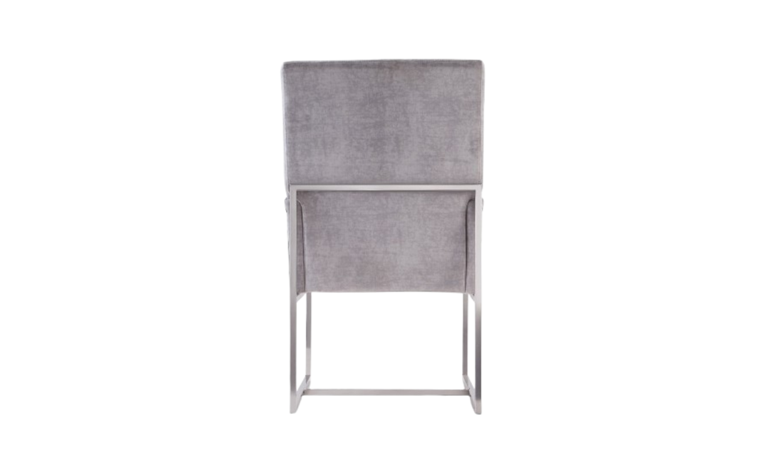 Manhattan Comfort Element Velvet Metal Accent Chair-Jennifer Furniture