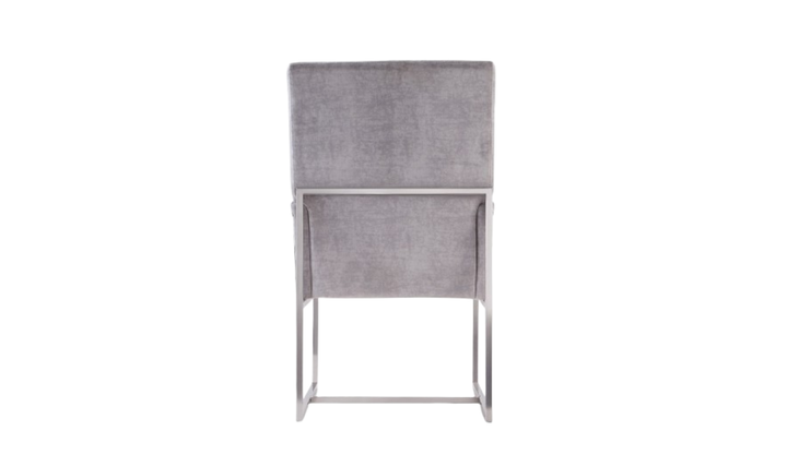 Manhattan Comfort Element Velvet Metal Accent Chair-Jennifer Furniture