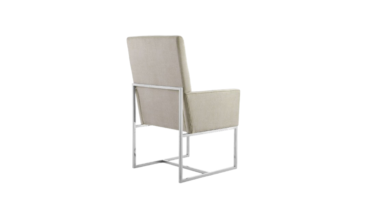 Manhattan Comfort Element Velvet Metal Accent Chair-Jennifer Furniture