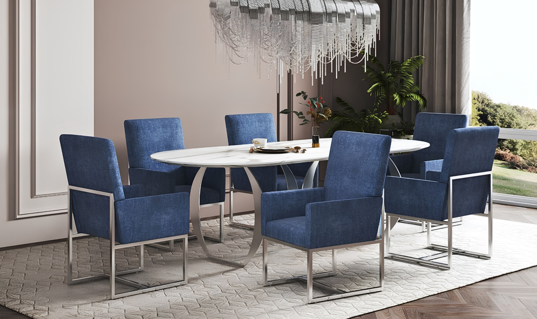 Manhattan Comfort Element Velvet Metal Accent Chair-Jennifer Furniture