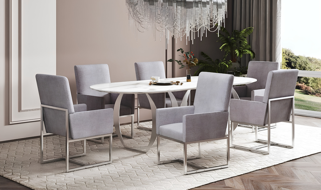 Manhattan Comfort Element Velvet Metal Accent Chair-Jennifer Furniture