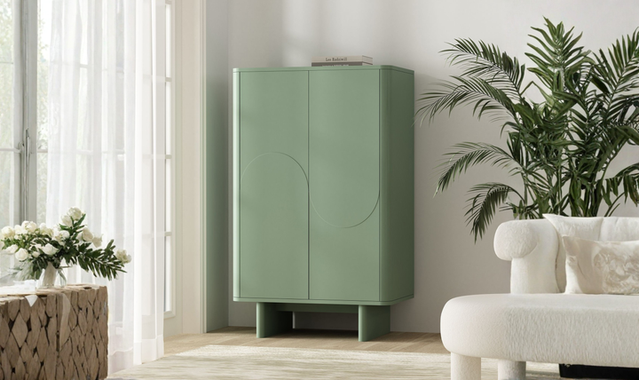 Manhattan Comfort Ella Accent Cabinet-Jennifer Furniture