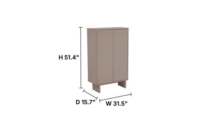 Manhattan Comfort Ella Accent Cabinet-Jennifer Furniture