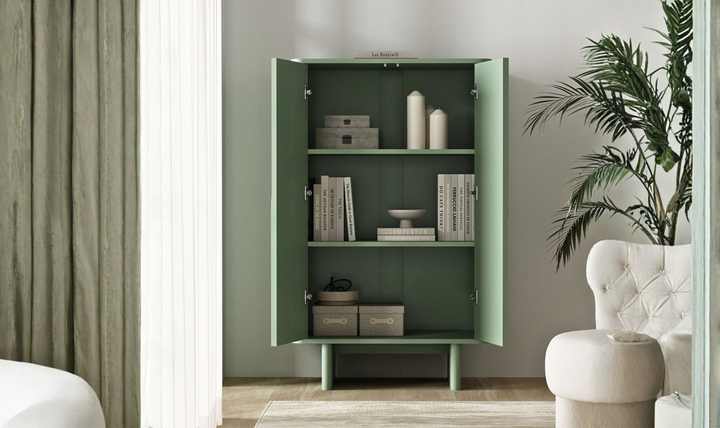 Manhattan Comfort Ella Accent Cabinet-Jennifer Furniture