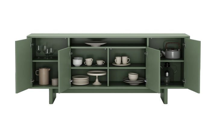 Manhattan Comfort Ella Wooden Sideboard-Jennifer Furniture 