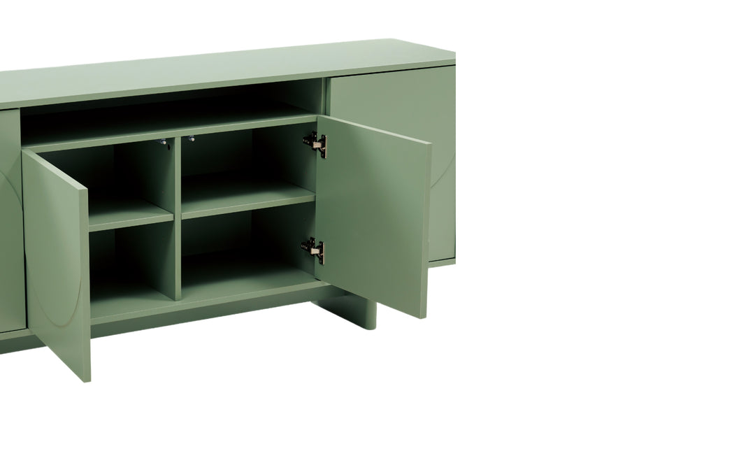 Manhattan Comfort Ella Wooden Sideboard-Jennifer Furniture 