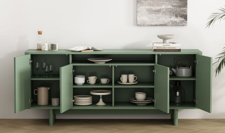 Manhattan Comfort Ella Wooden Sideboard-Jennifer Furniture 