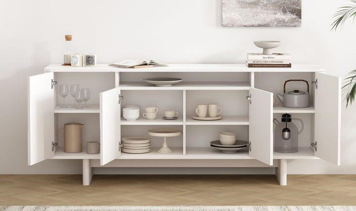 Manhattan Comfort Ella Wooden Sideboard-Jennifer Furniture 