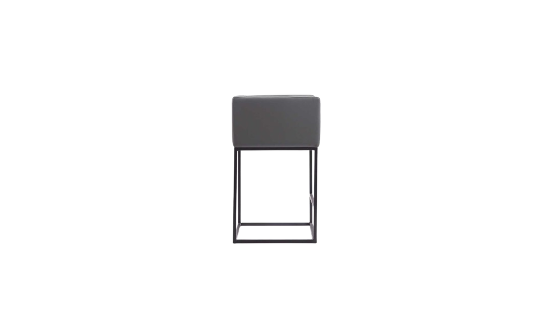 Manhattan Comfort Embassy Metal Upholstered Counter Stool-Jennifer Furniture