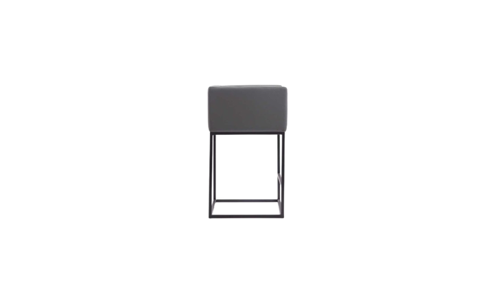 Manhattan Comfort Embassy Metal Upholstered Counter Stool-Jennifer Furniture