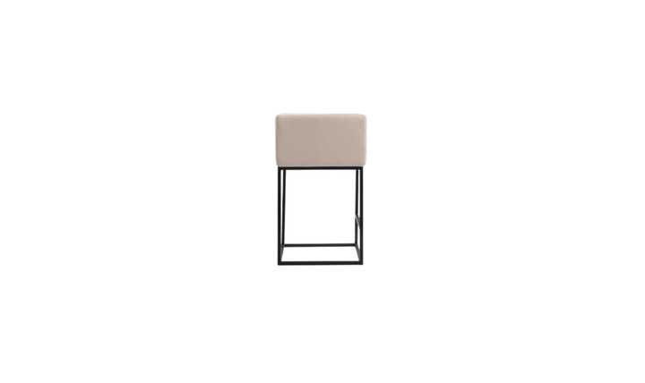 Manhattan Comfort Embassy Metal Upholstered Counter Stool-Jennifer Furniture