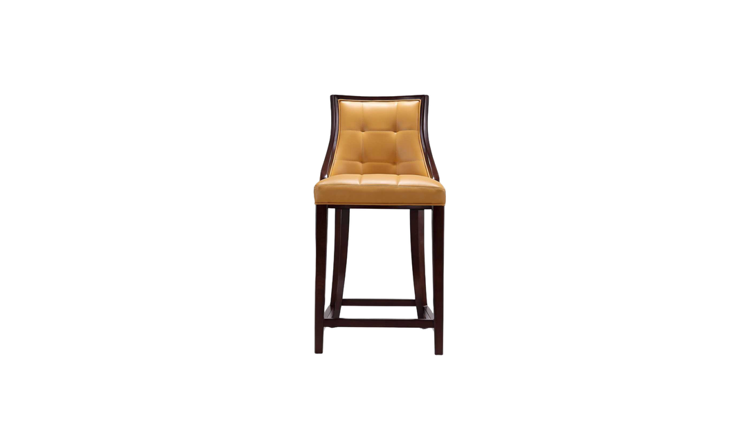 Manhattan Comfort Fifth Avenue Wood Upholstered Counter Stool