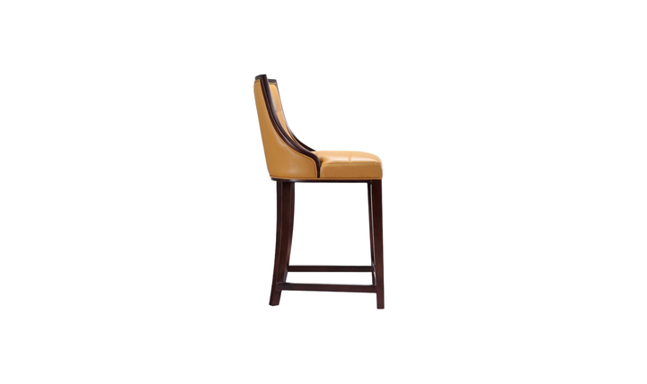 Manhattan Comfort Fifth Avenue Wood Upholstered Counter Stool