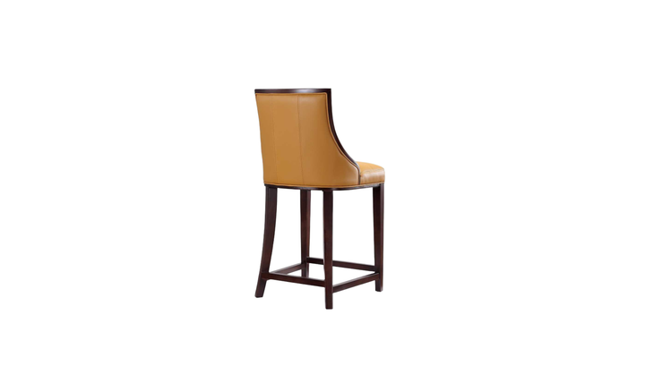 Manhattan Comfort Fifth Avenue Wood Upholstered Counter Stool