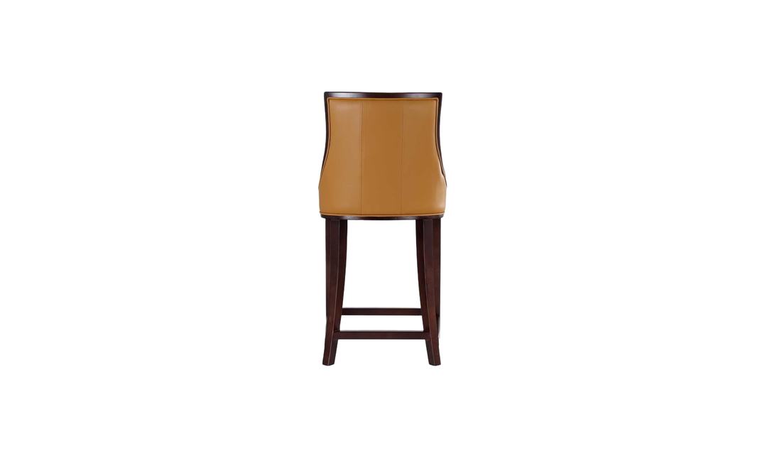 Manhattan Comfort Fifth Avenue Wood Upholstered Counter Stool