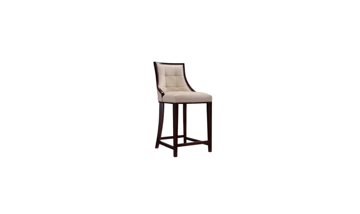 Manhattan Comfort Fifth Avenue Wood Upholstered Counter Stool
