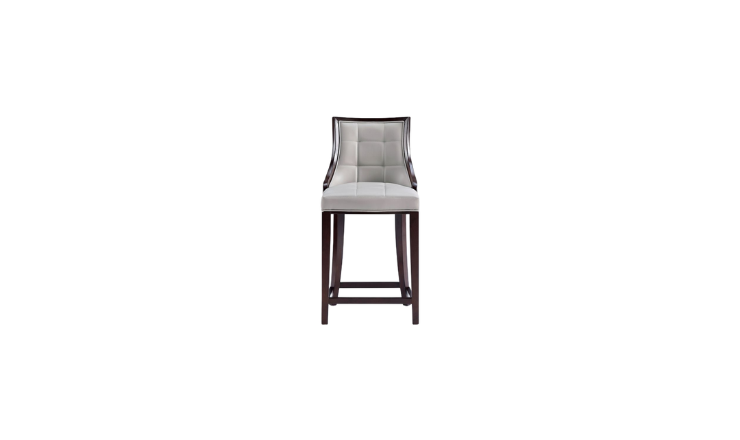 Manhattan Comfort Fifth Avenue Wood Upholstered Counter Stool