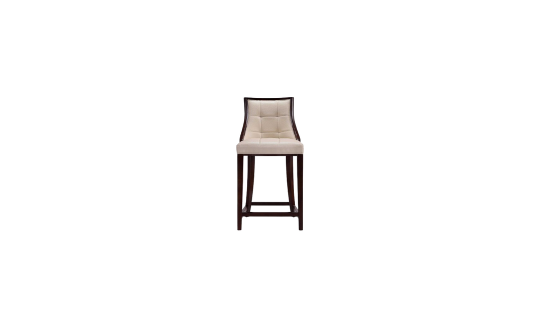 Manhattan Comfort Fifth Avenue Wood Upholstered Counter Stool