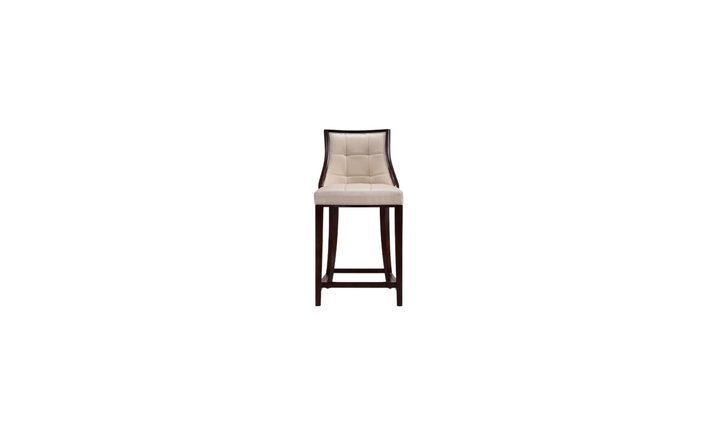 Manhattan Comfort Fifth Avenue Wood Upholstered Counter Stool