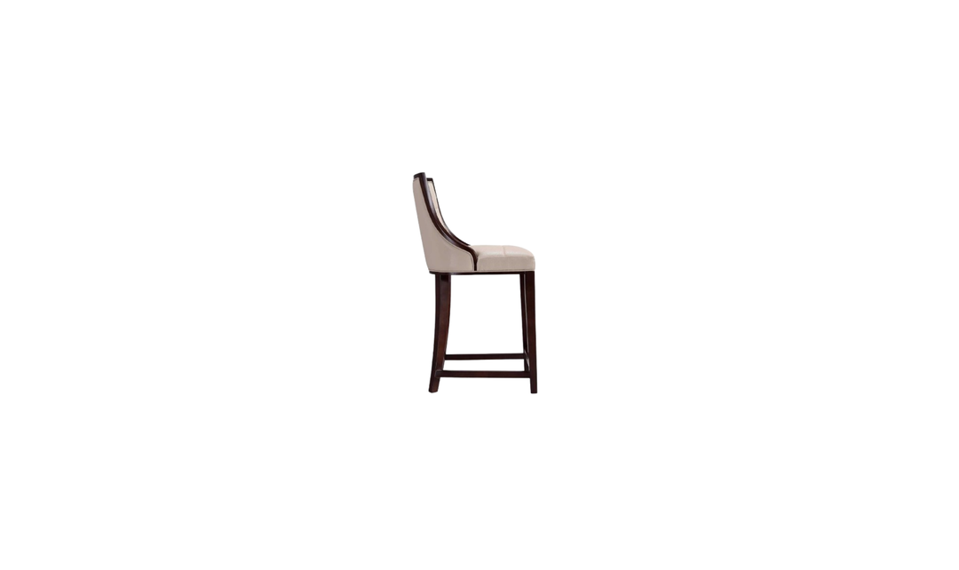 Manhattan Comfort Fifth Avenue Wood Upholstered Counter Stool