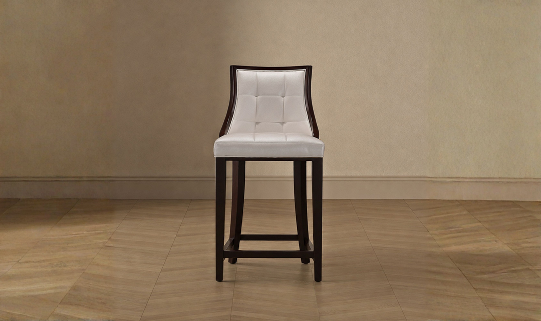 Manhattan Comfort Fifth Avenue Wood Upholstered Counter Stool