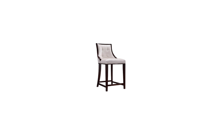 Manhattan Comfort Fifth Avenue Wood Upholstered Counter Stool